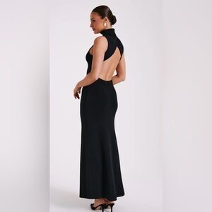 Meshki Louisa High Neck Knit Maxi Dress